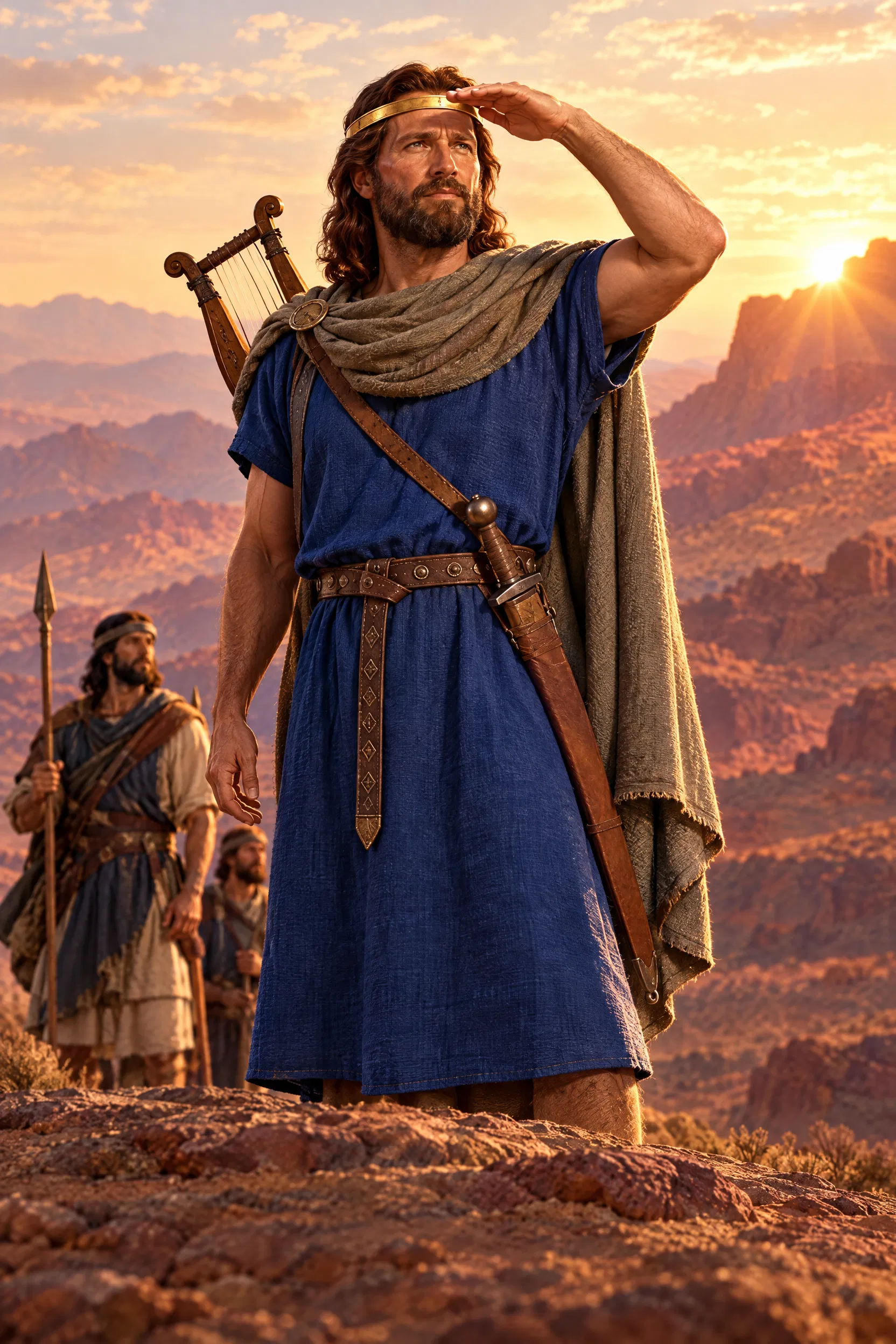 David Looks Toward Edom at Dawn