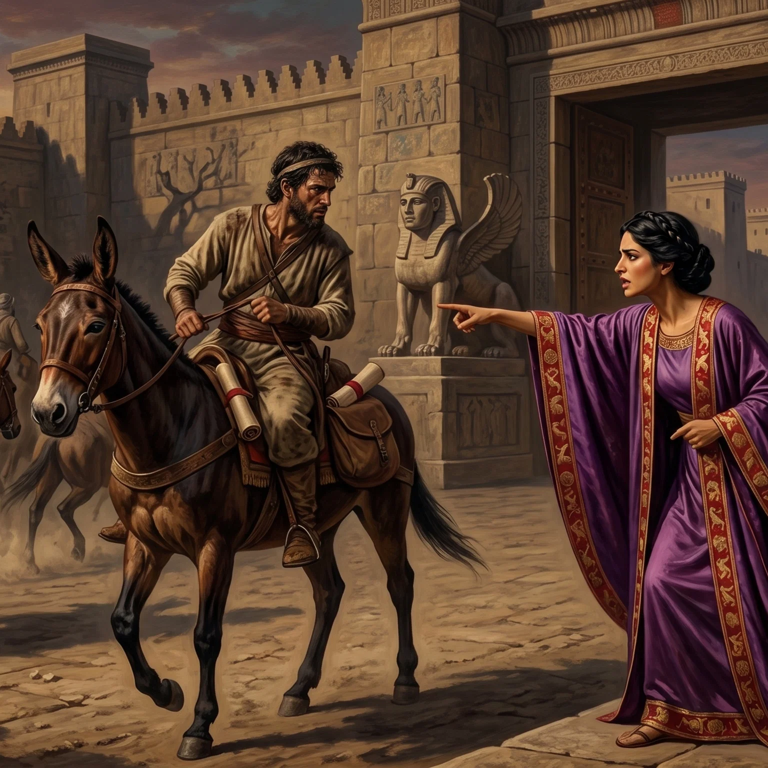 Queen Esther's Couriers Ride Through the Kingdom