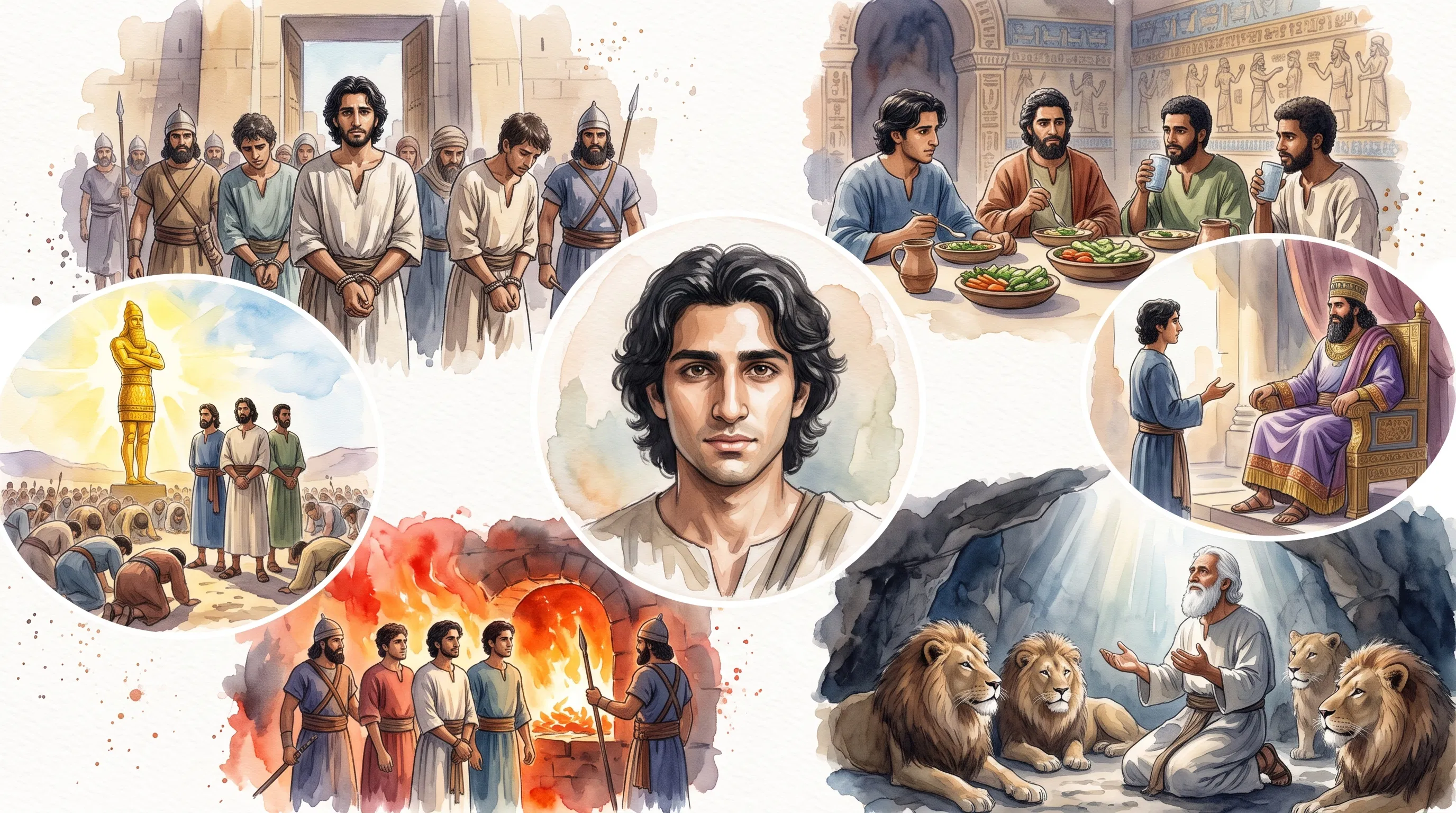 Daniel's Life in Babylon in Six Scenes