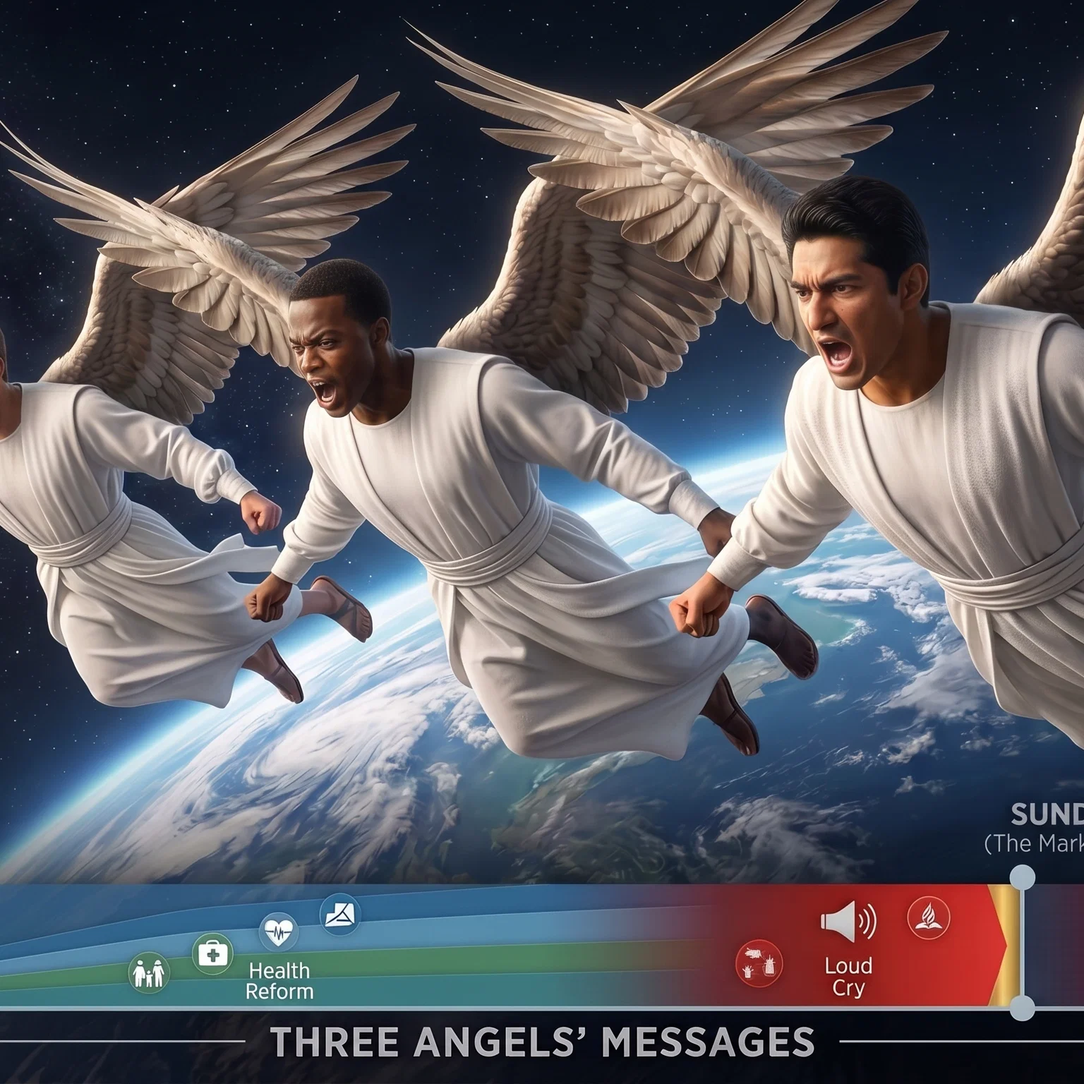 Celestial Guardians Watching Over The World