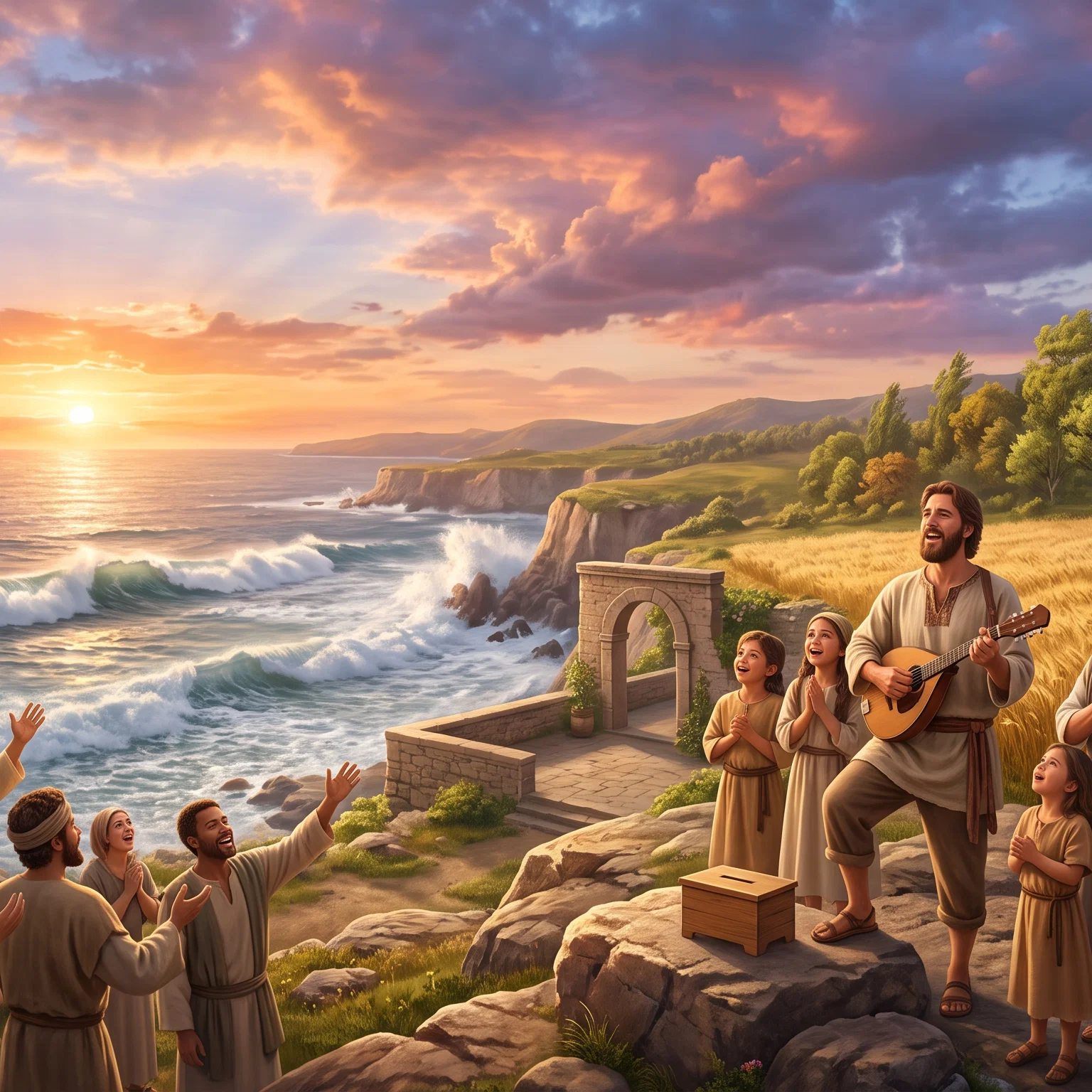 The Majesty of Creation Singing Praises