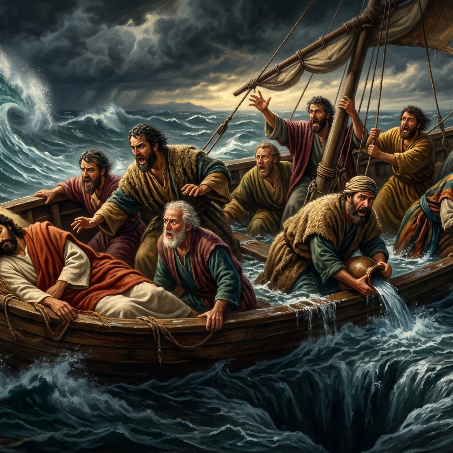 Calming the Storm on Galilee