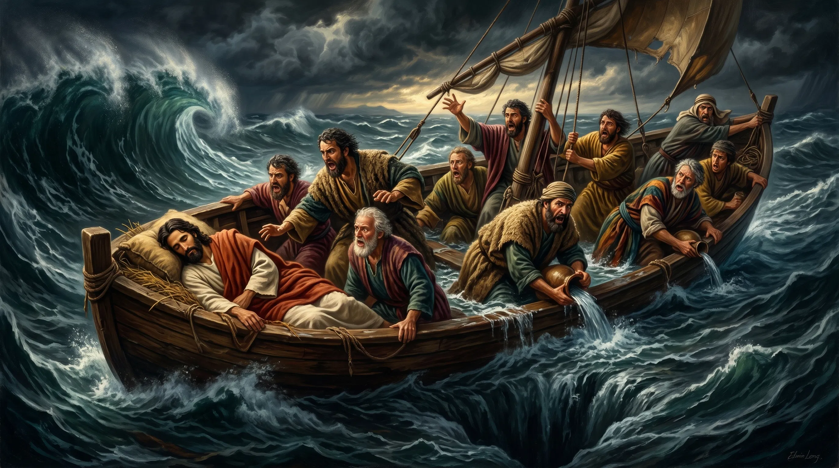 Calming the Storm on Galilee