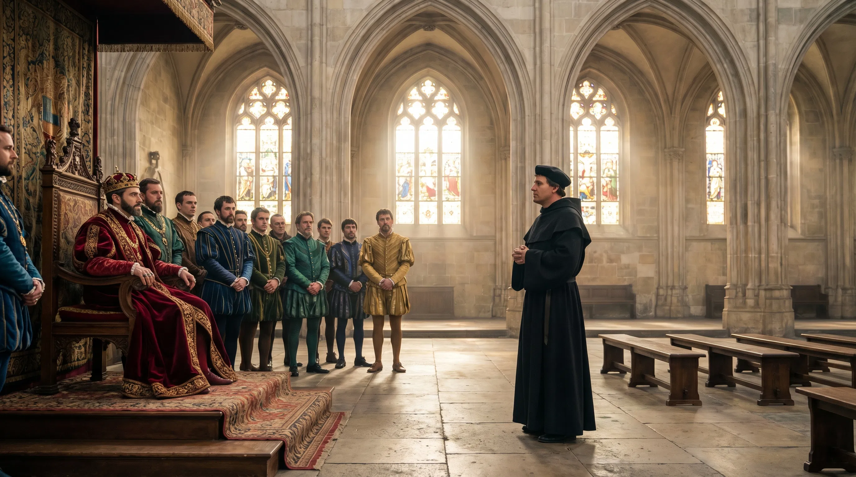 Martin Luther at the Diet of Worms