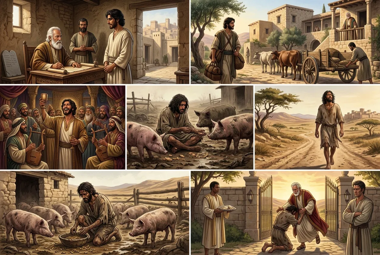 Seven Scenes of the Prodigal Son