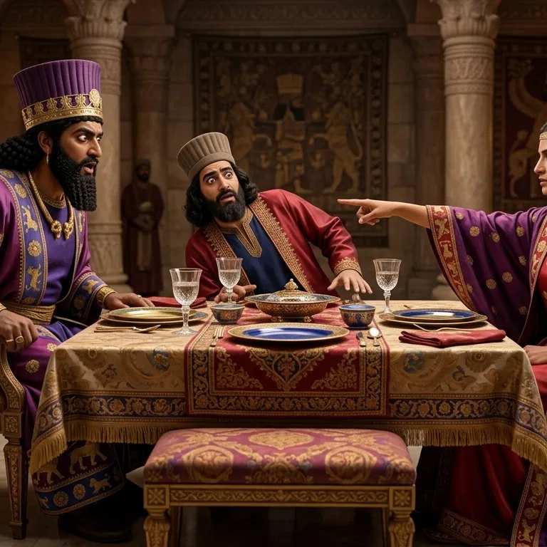 Esther Accuses Haman at the Banquet