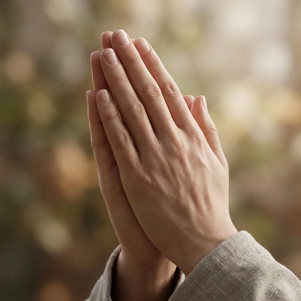 Hands Folded in Prayer