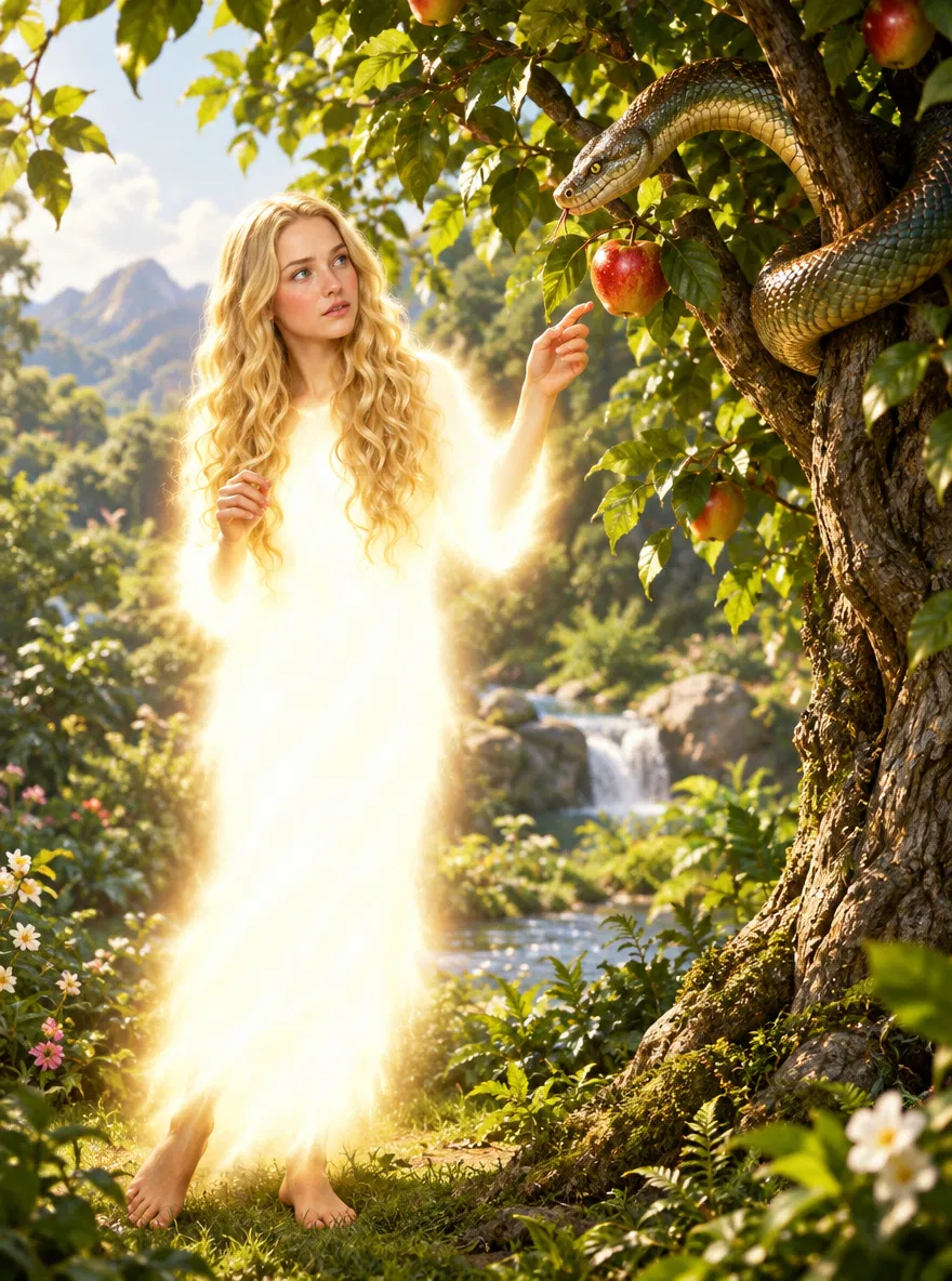 Eve Tempted by the Serpent in the Tree