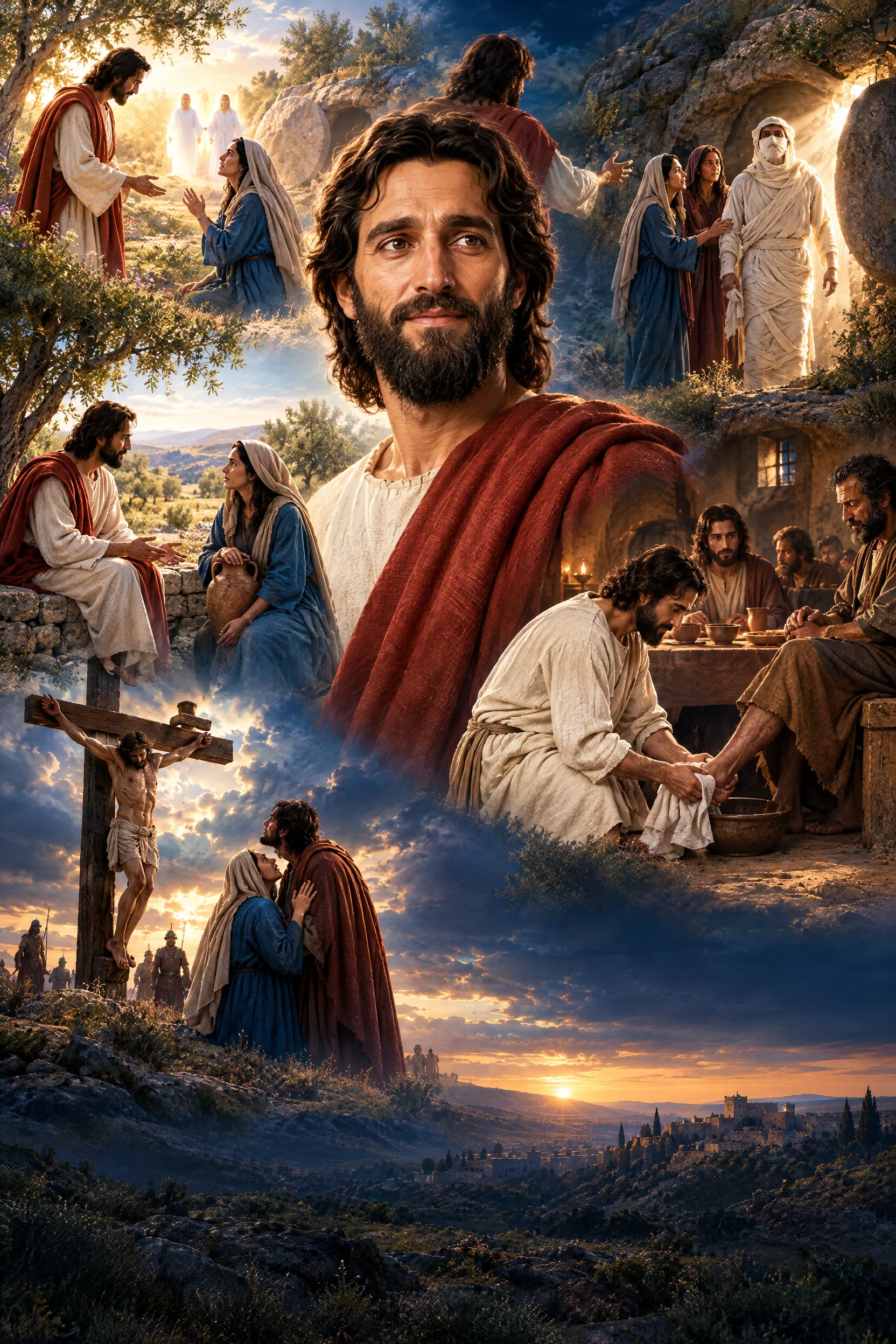 Jesus the Light of the World With Scenes From John