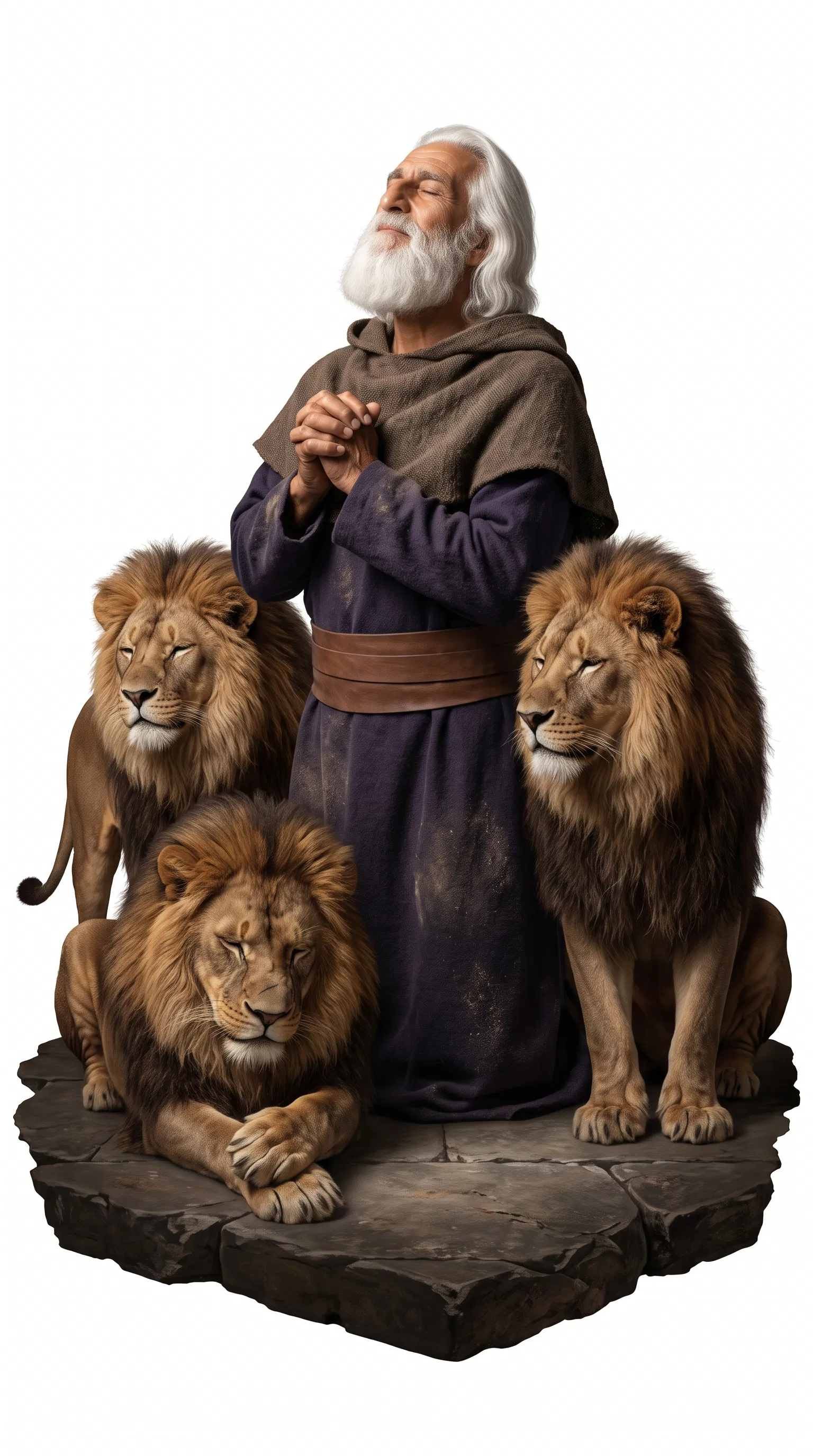 Daniel Praying Among the Lions