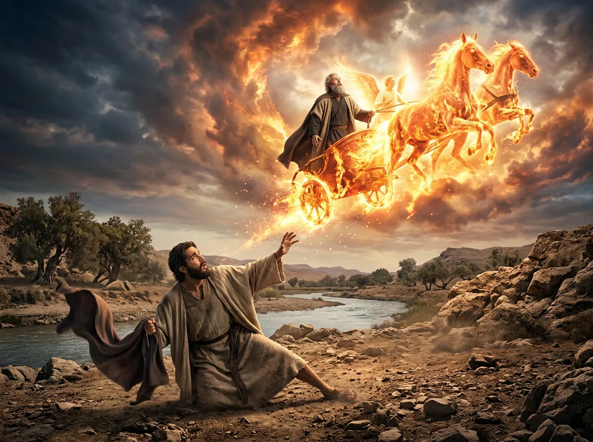 Elijah Taken Up in the Chariot of Fire