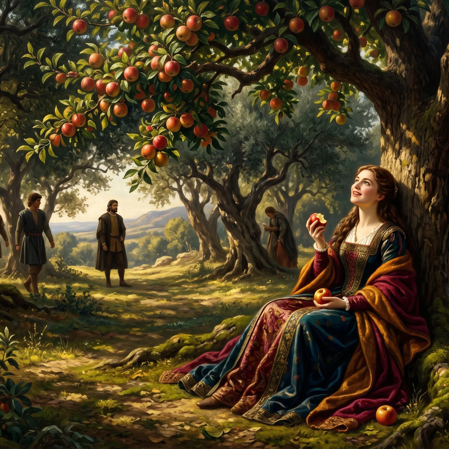 Resting Beneath the Beloved Apple Tree