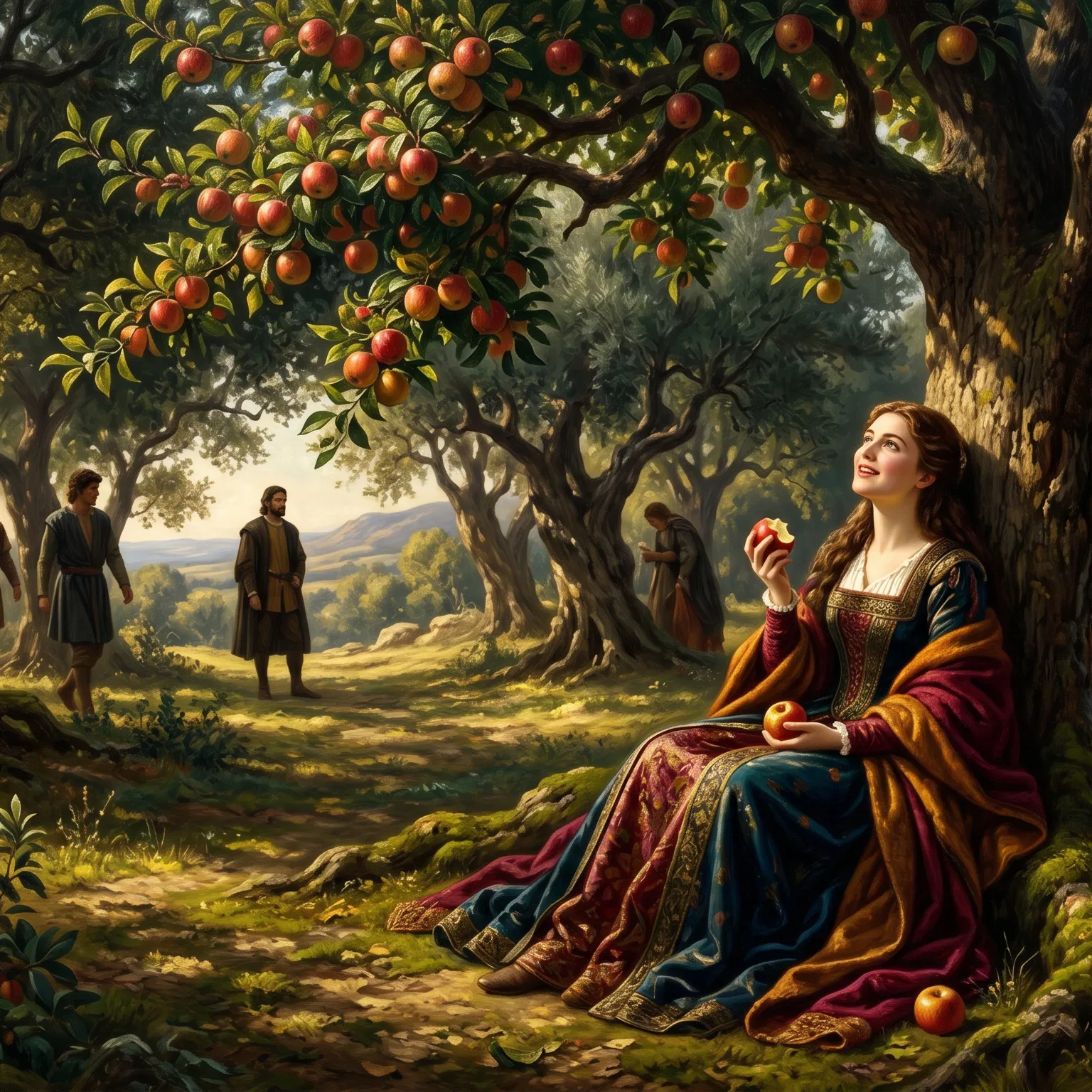 Sitting Under the Apple Tree with Delight