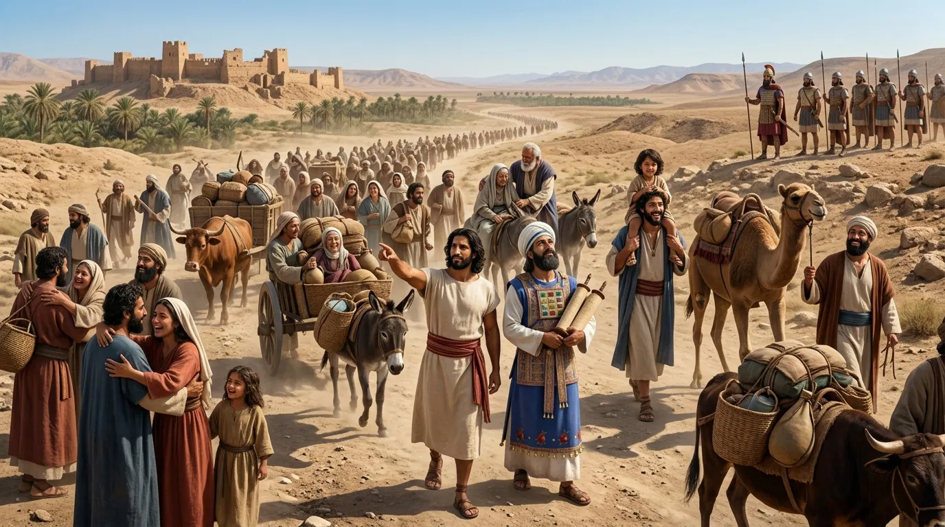 Israel Returns from Exile Through the Desert