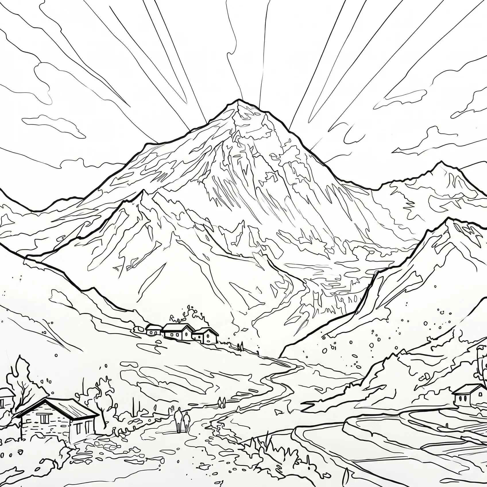 Sacred Stories Intricate Coloring Page