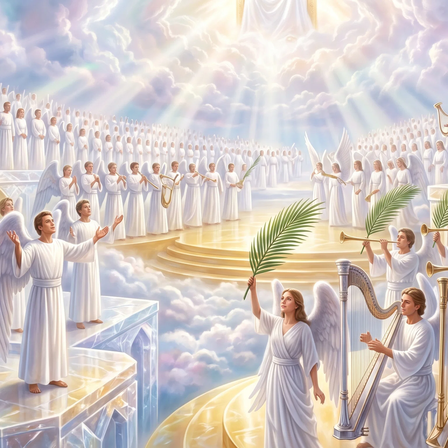 Celestial Hosts Before the Throne