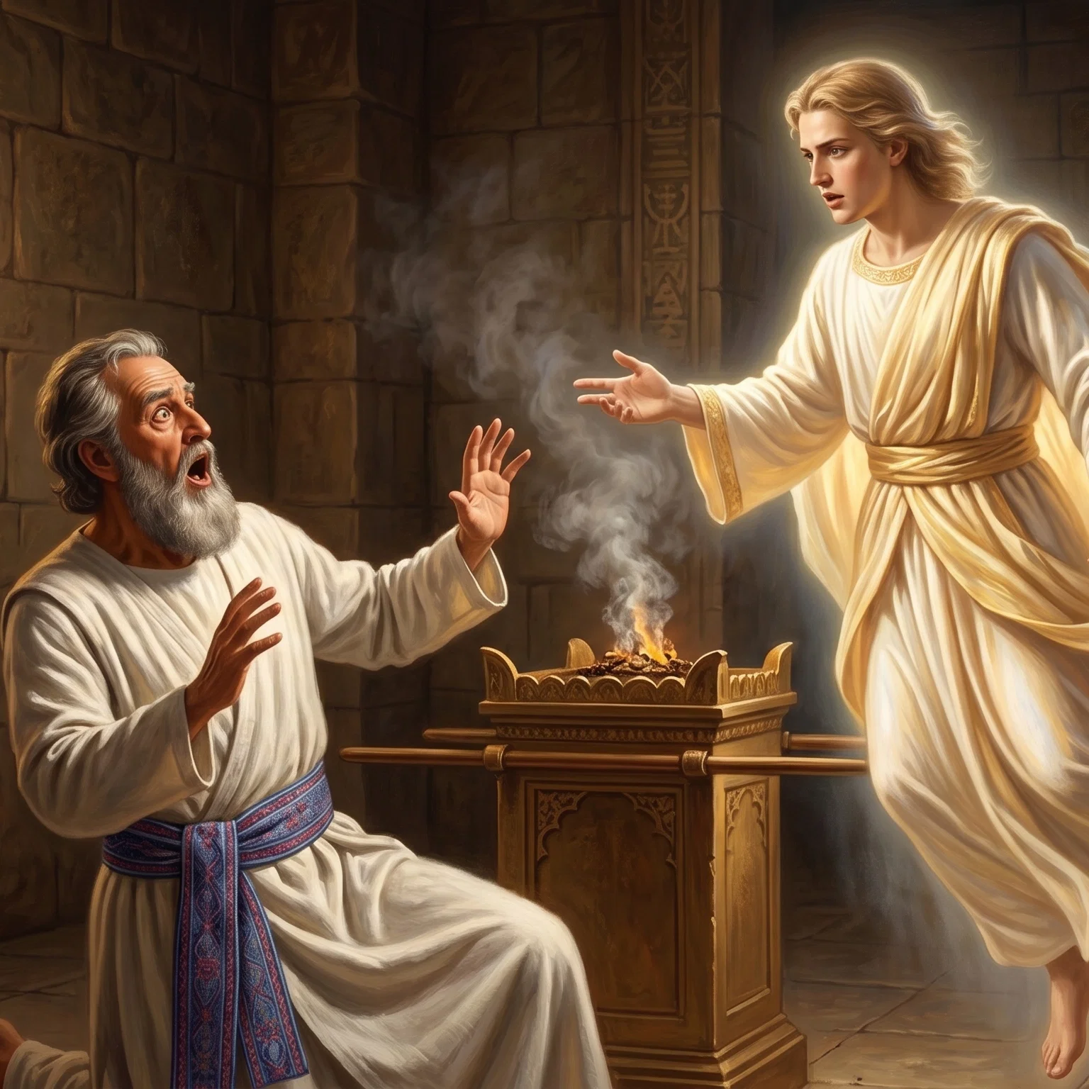 The Angelic Visitation at the Altar