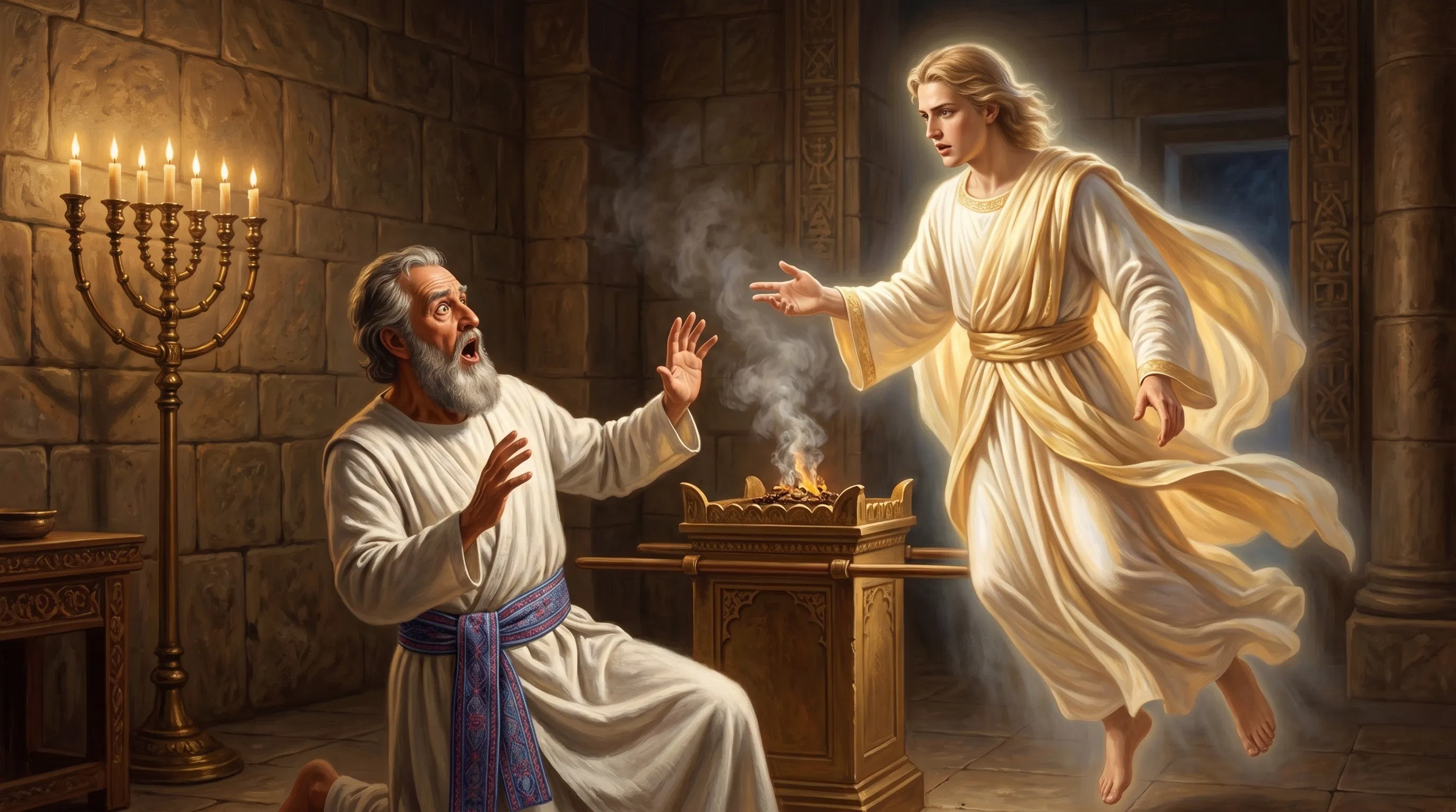 The Angelic Visitation at the Altar