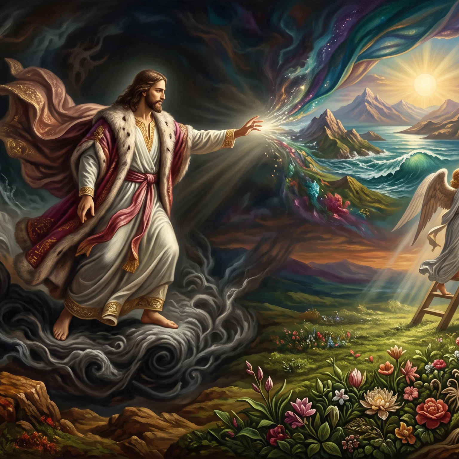 The Dawn of Divine Creation