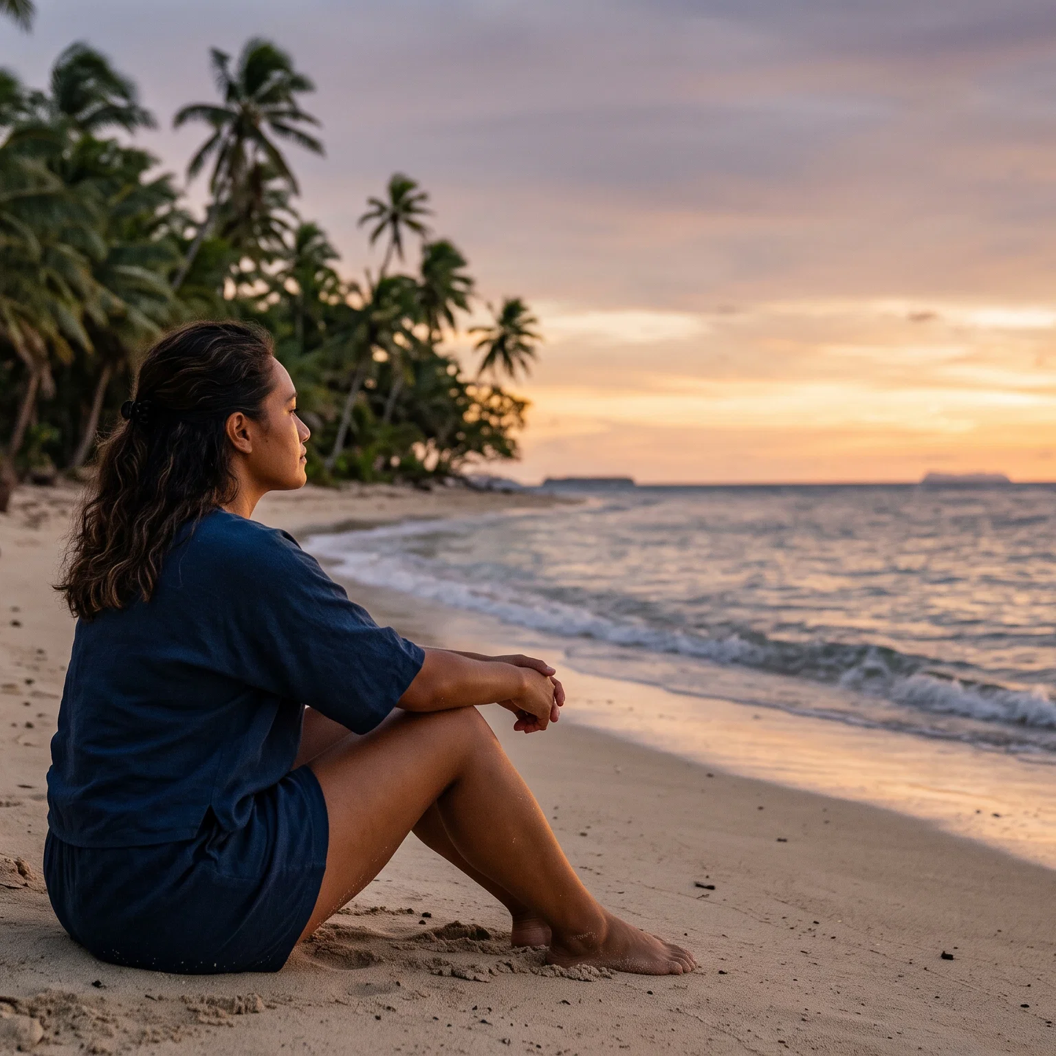 A Peaceful Moment of Reflective Stillness