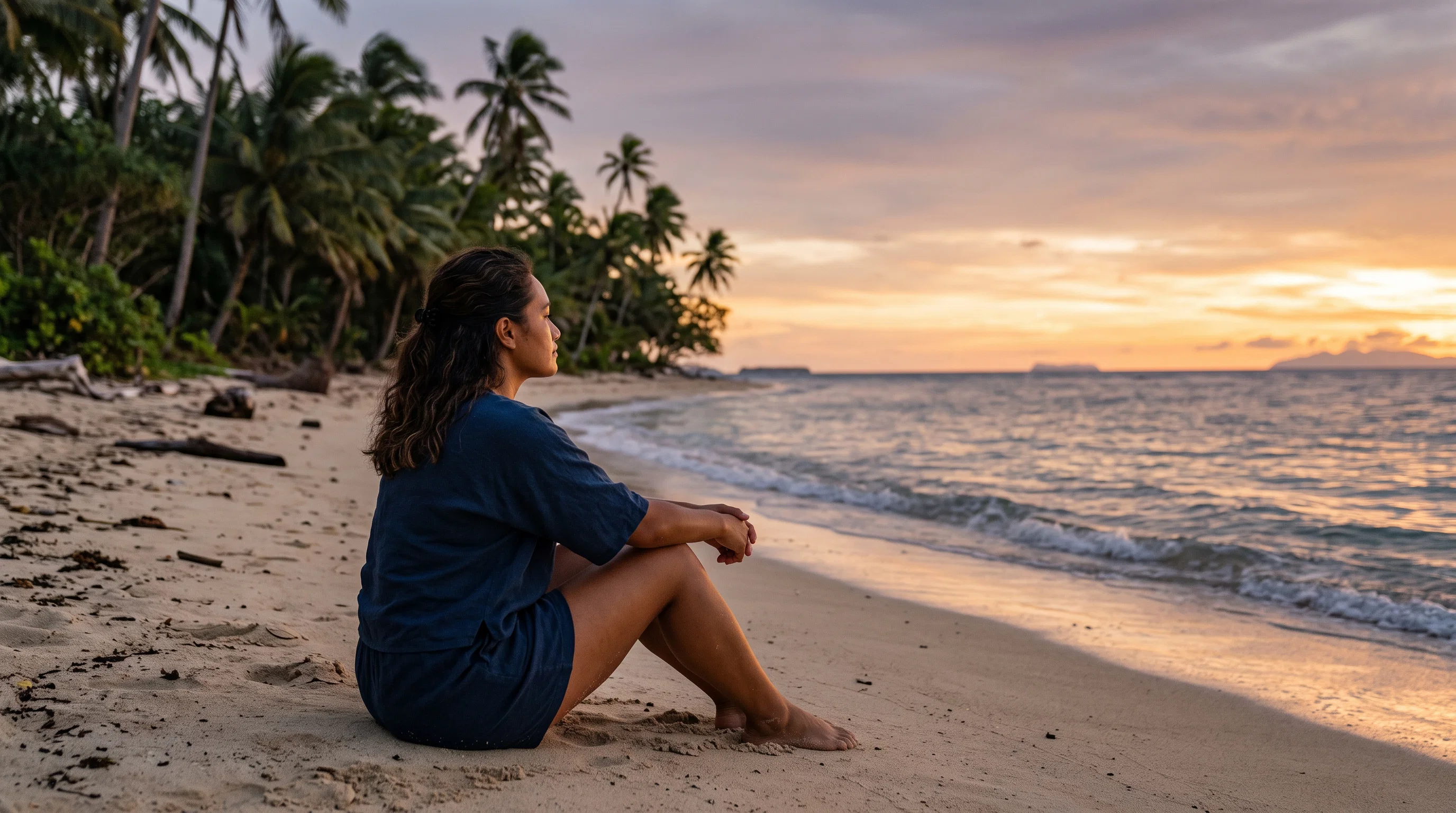 A Peaceful Moment of Reflective Stillness