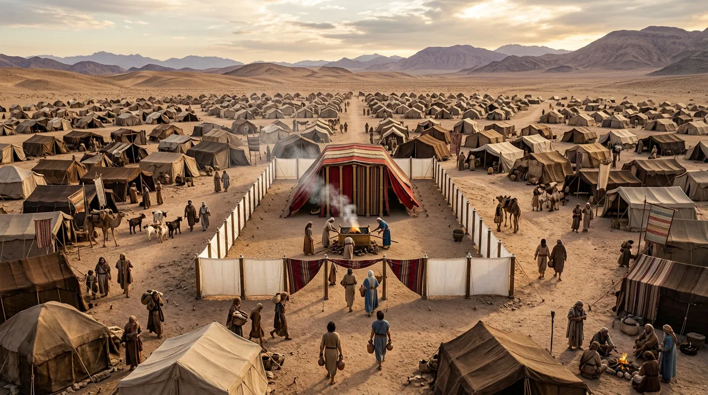 The Tabernacle in the Wilderness Camp