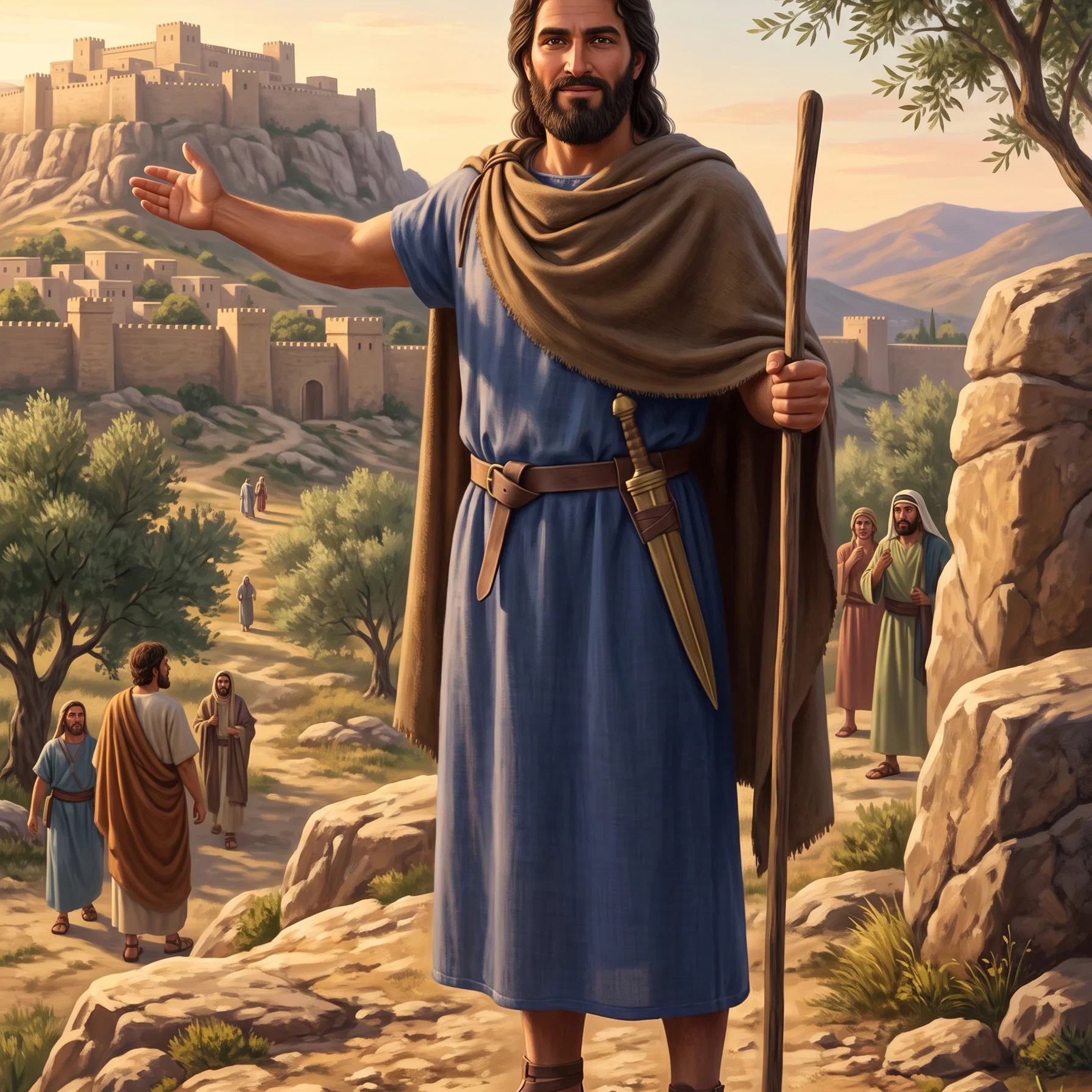 Caleb Standing Firm in Faith
