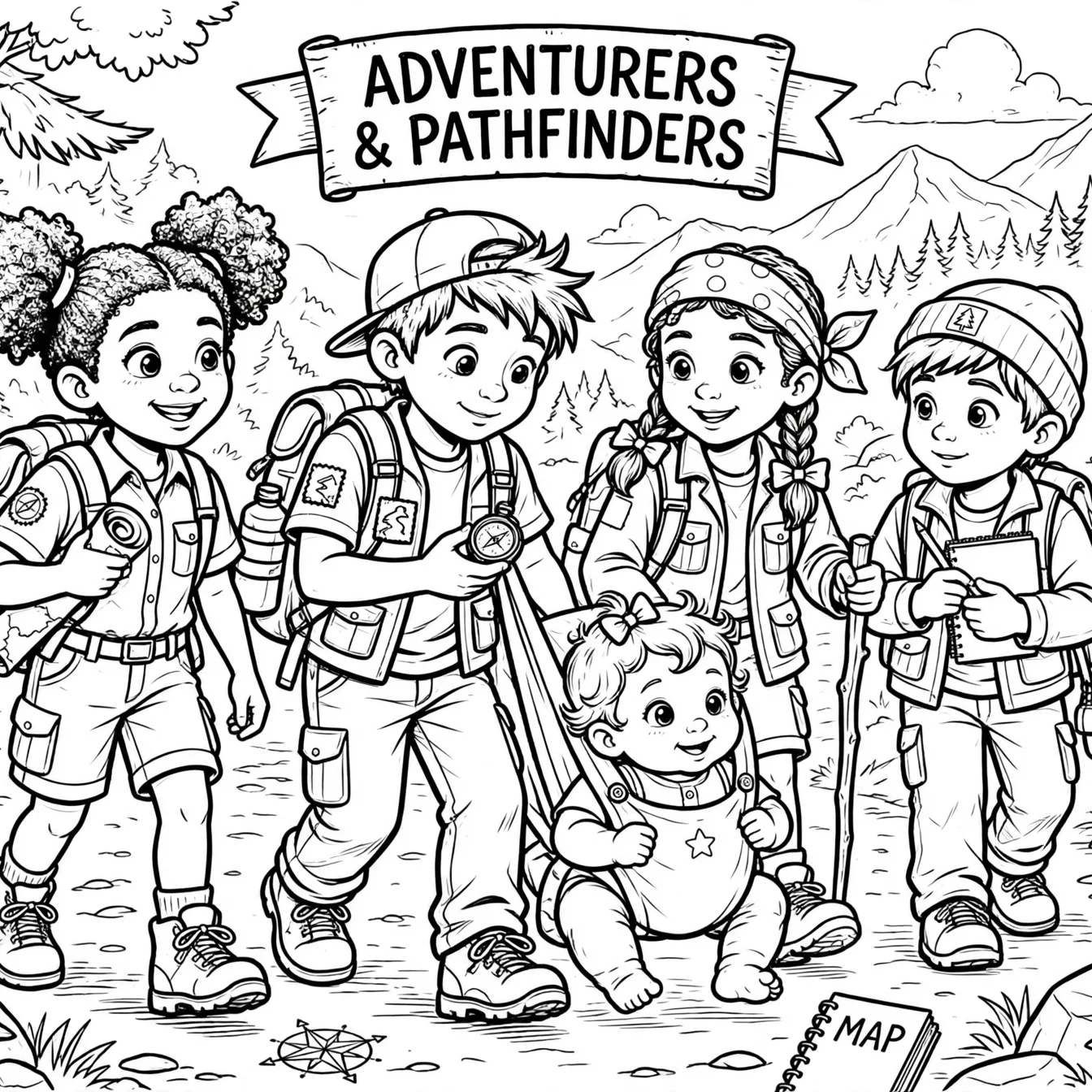 Little Pilgrims on a Divine Journey