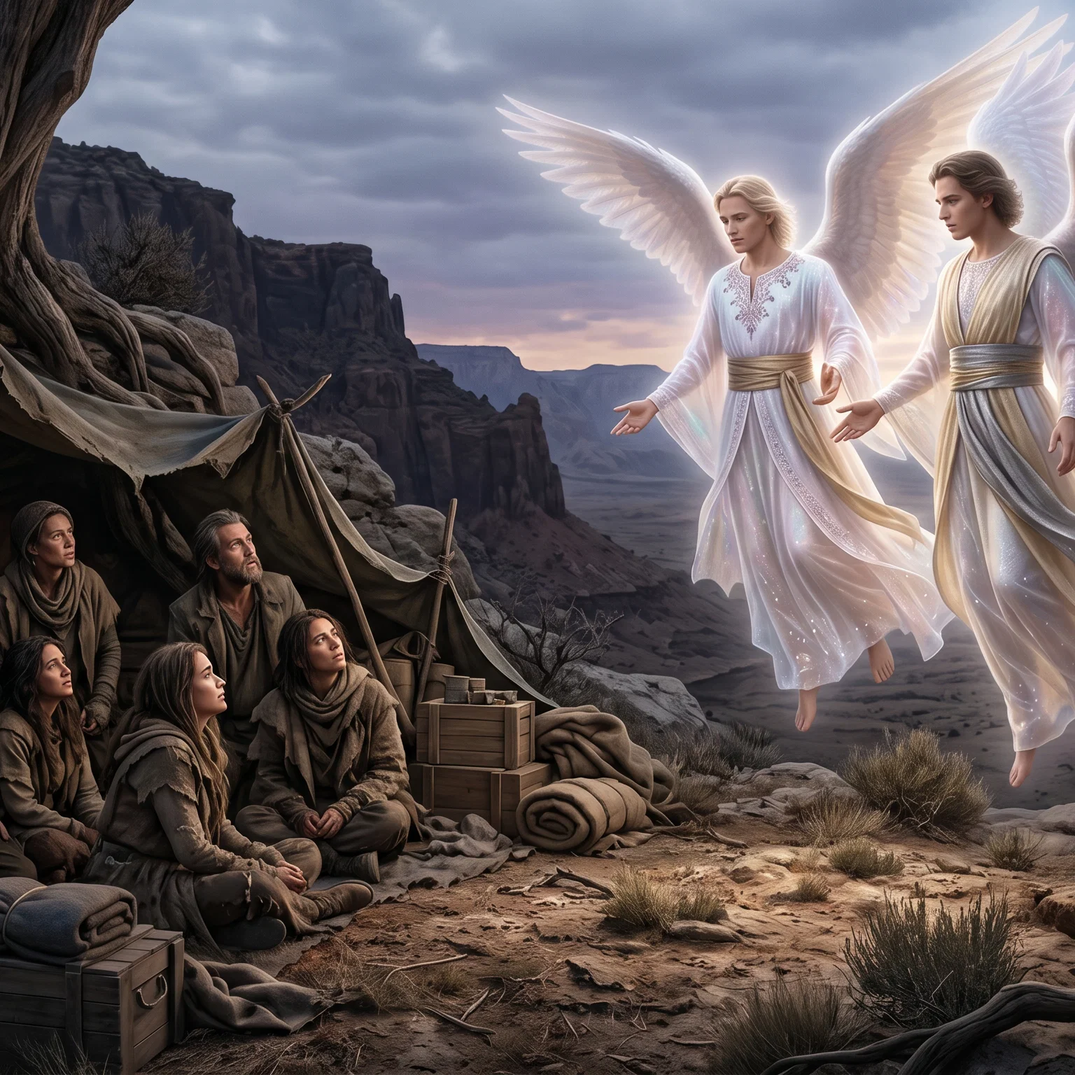 Divine Hope Amidst Earthly Shadows