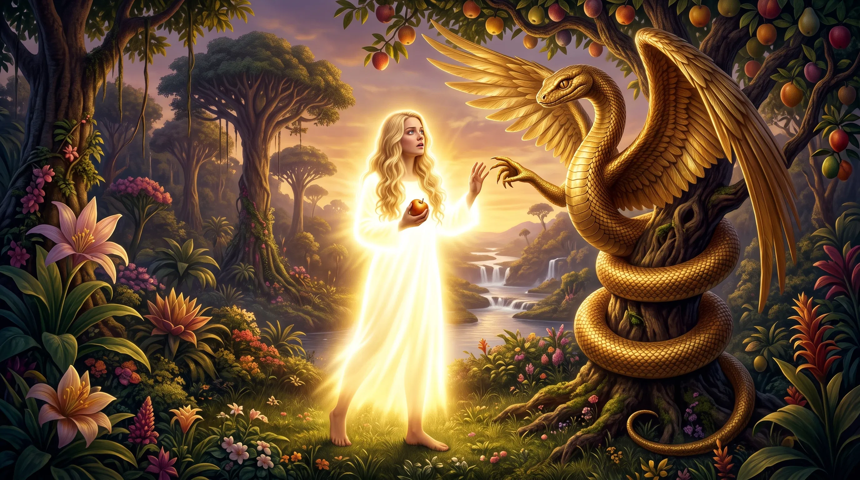 The Serpent's Deceptive Whisper in Eden