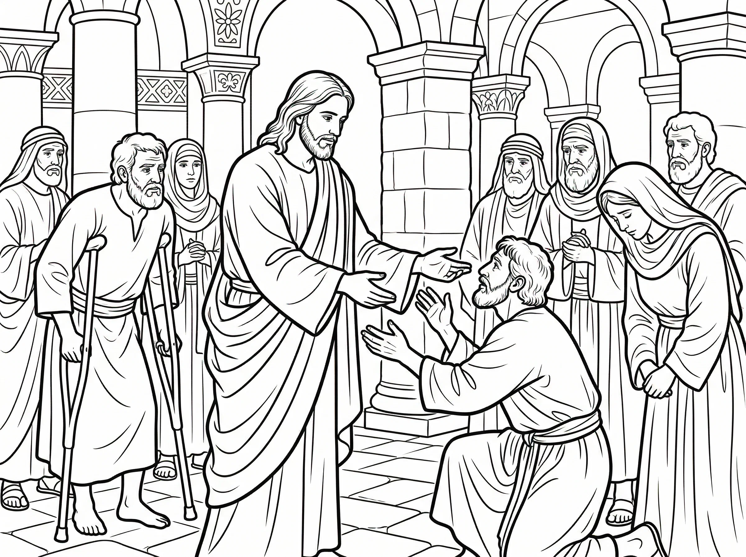 Divine Restoration Within Sacred Walls