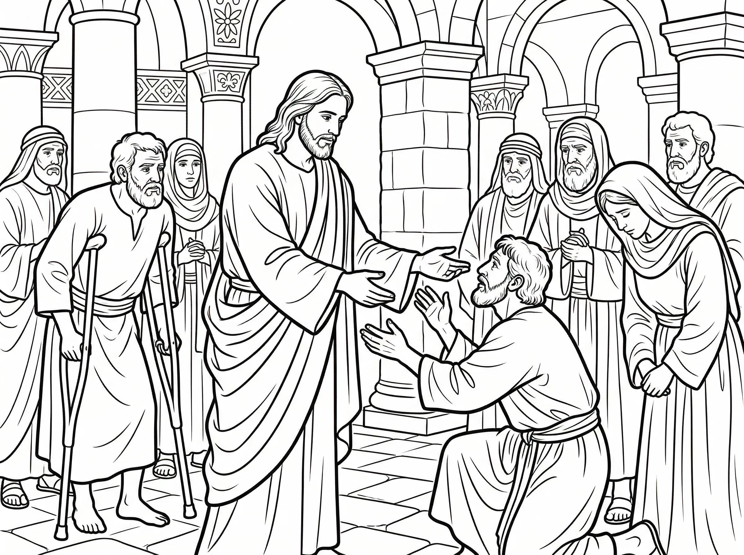 Divine Restoration Within Sacred Walls