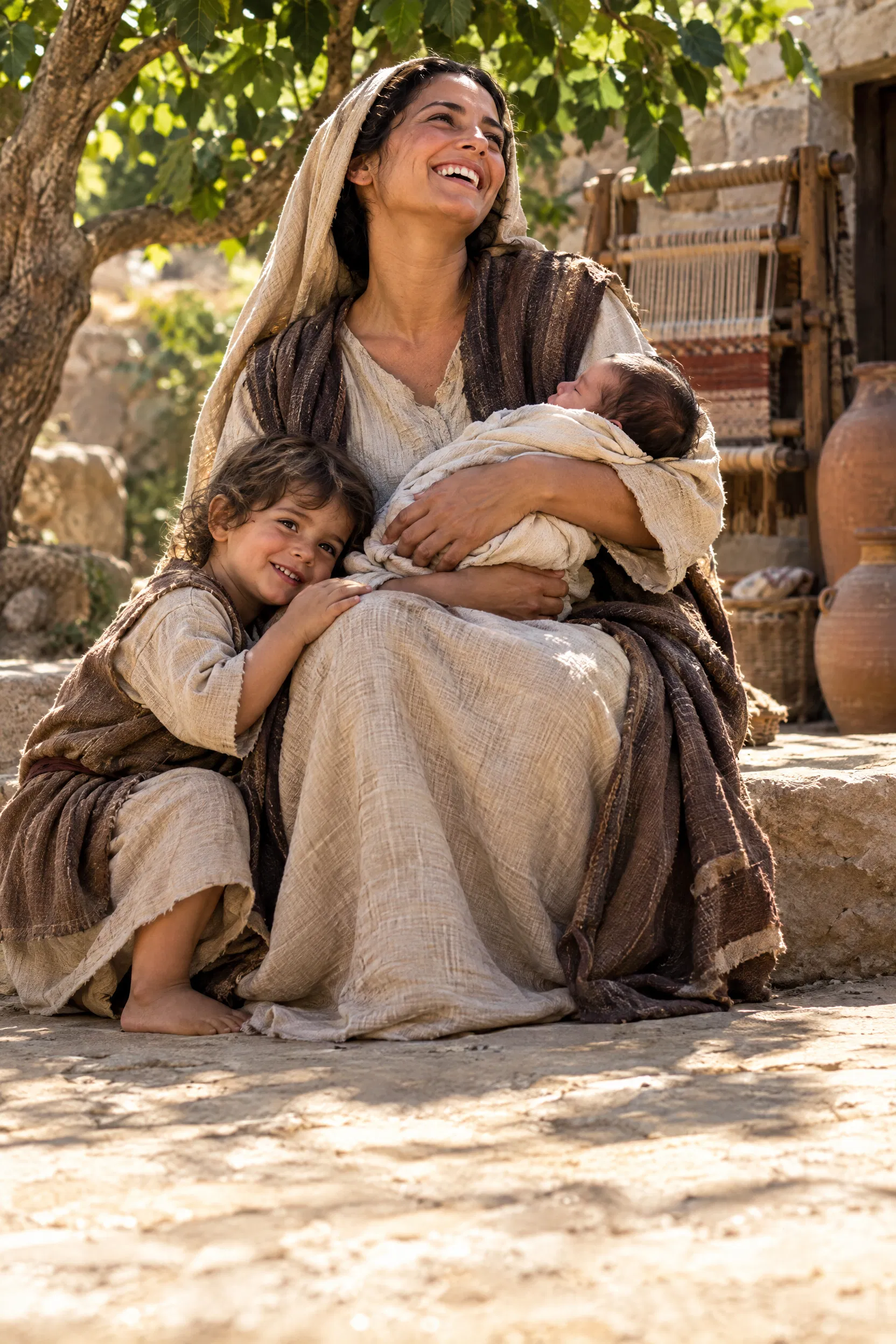 A Once-Barren Woman Rejoices with Her Children