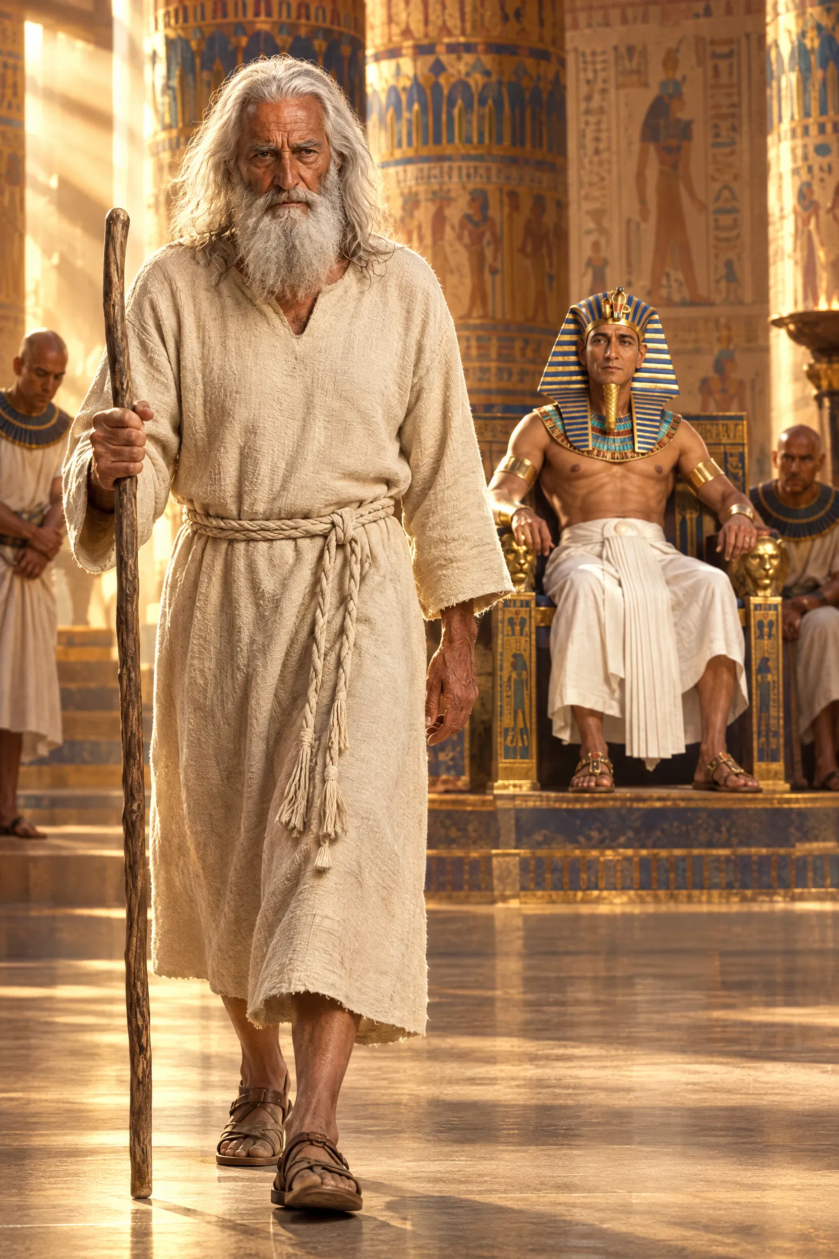 Moses Leaves Pharaoh After Warning of the Firstborn
