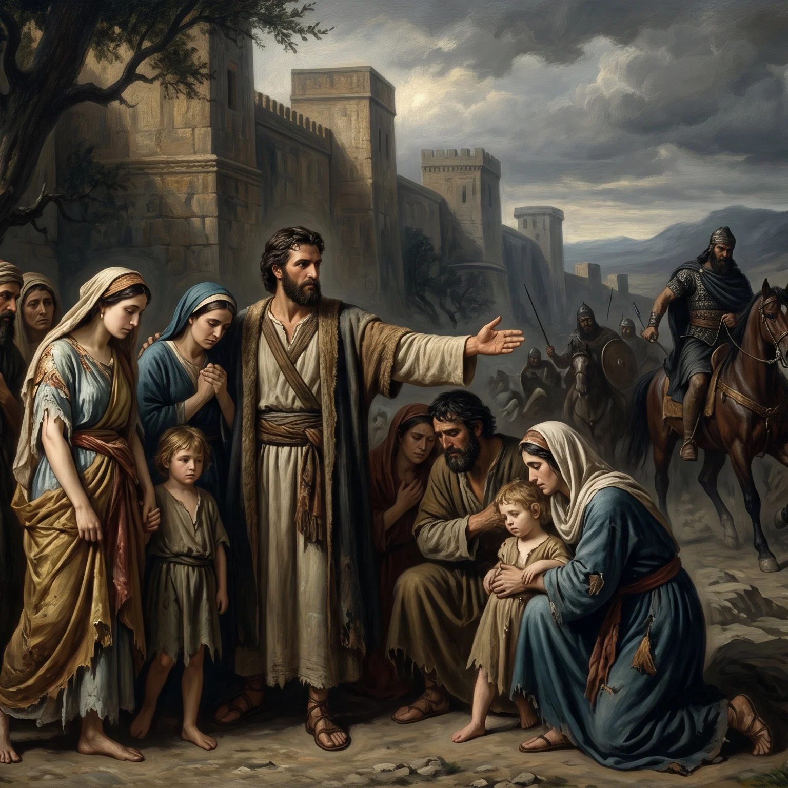 Divine Deliverance Amidst Ancient Strife