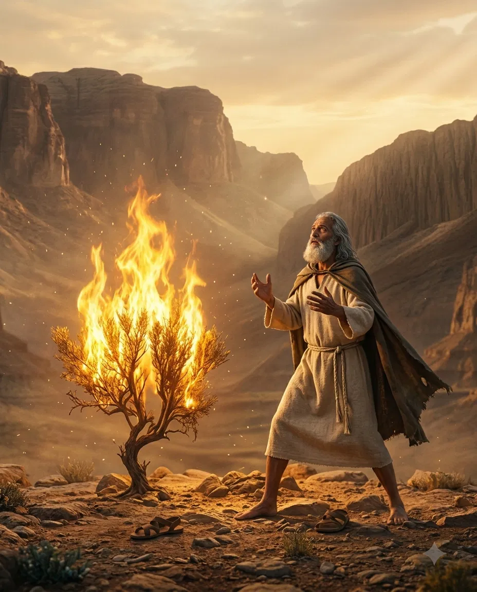 Moses Before the Burning Bush
