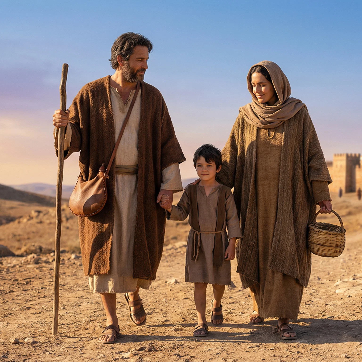 Faithful Pilgrims Leaving the Worldly City