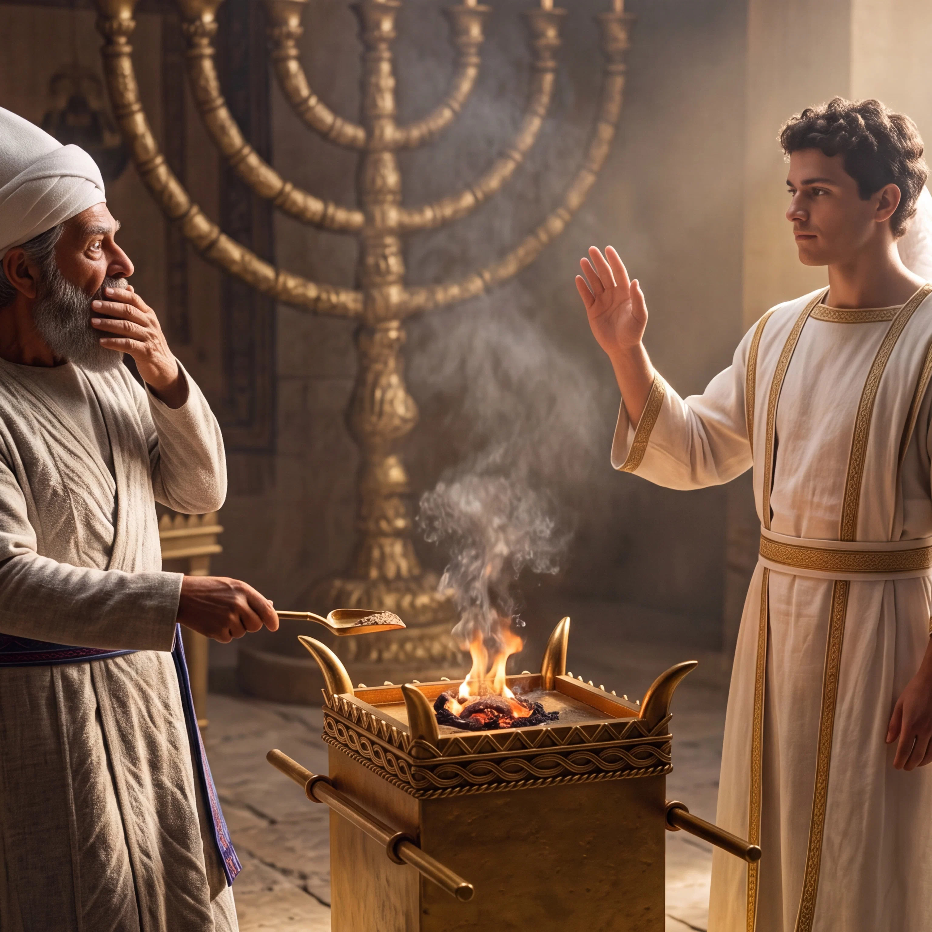 A Divine Encounter at the Altar