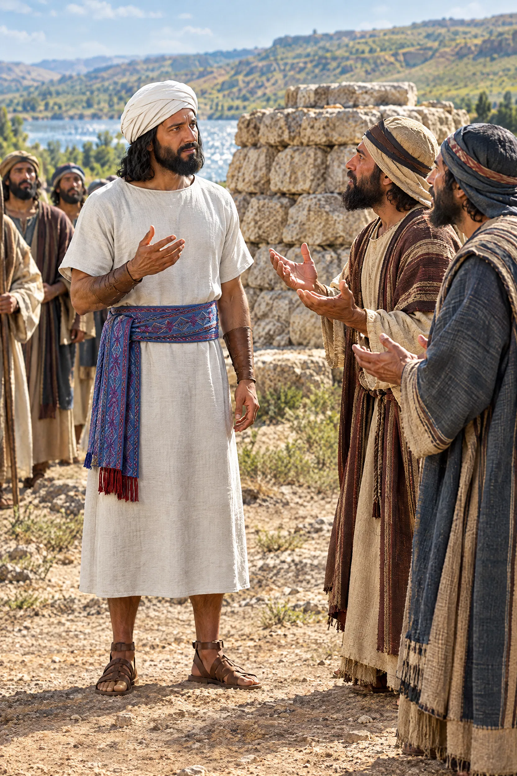 Phinehas Questions the Altar Beside the Jordan