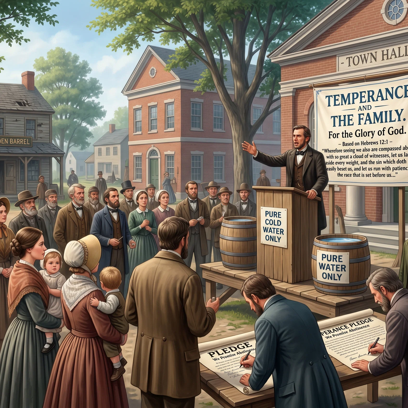 Sunday Connection To Temperance Movement - Warning