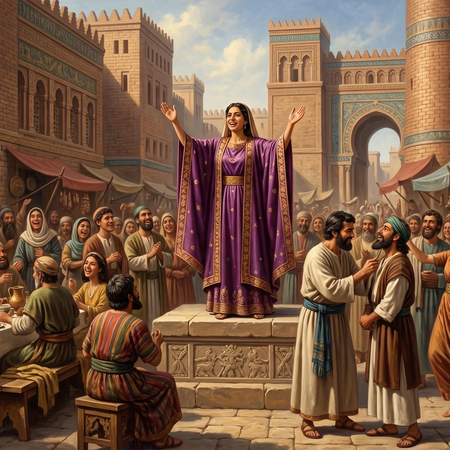 Queen Esther Finds Favour and Peace In the Realm