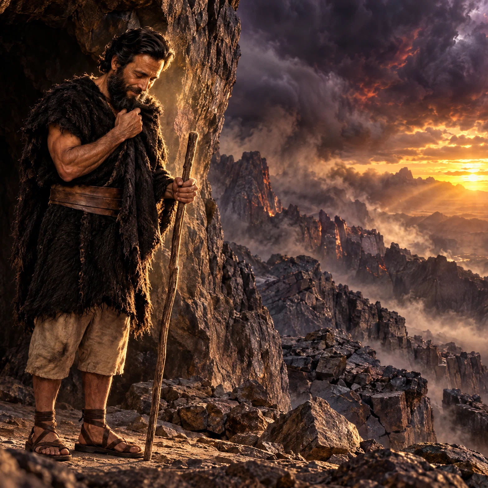 Elijah Encountering the Still Small Voice