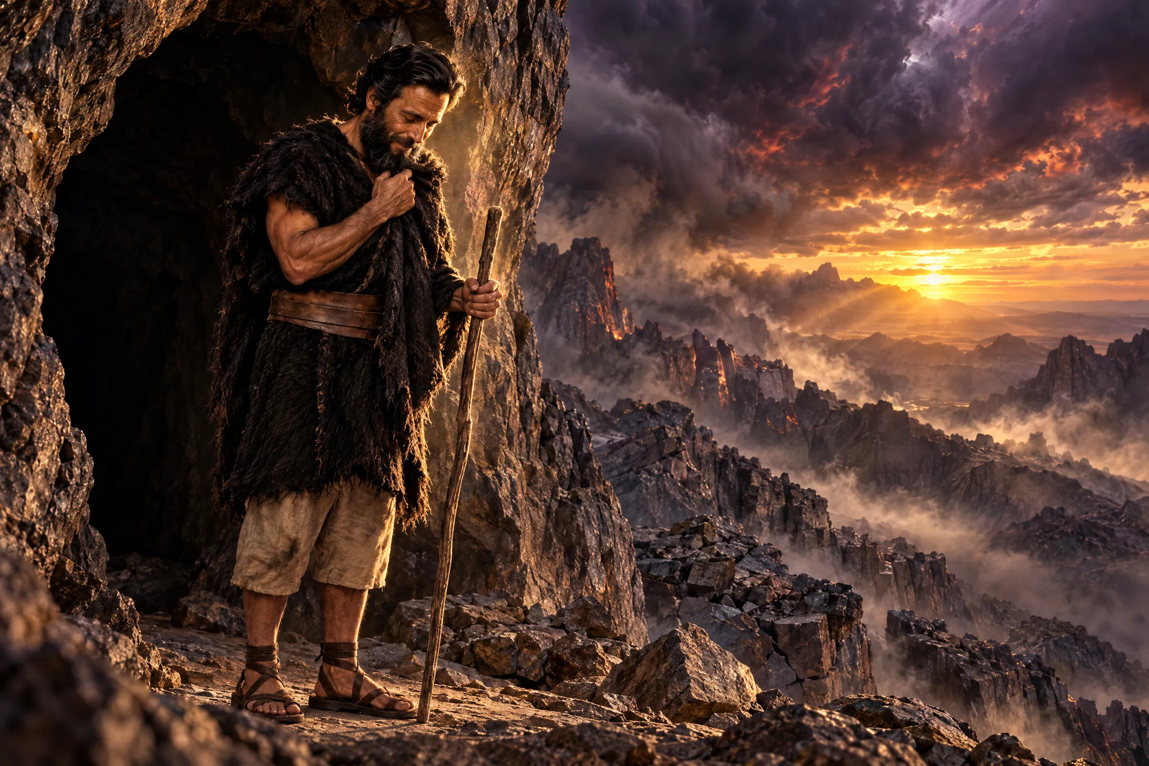 Elijah Encountering the Still Small Voice