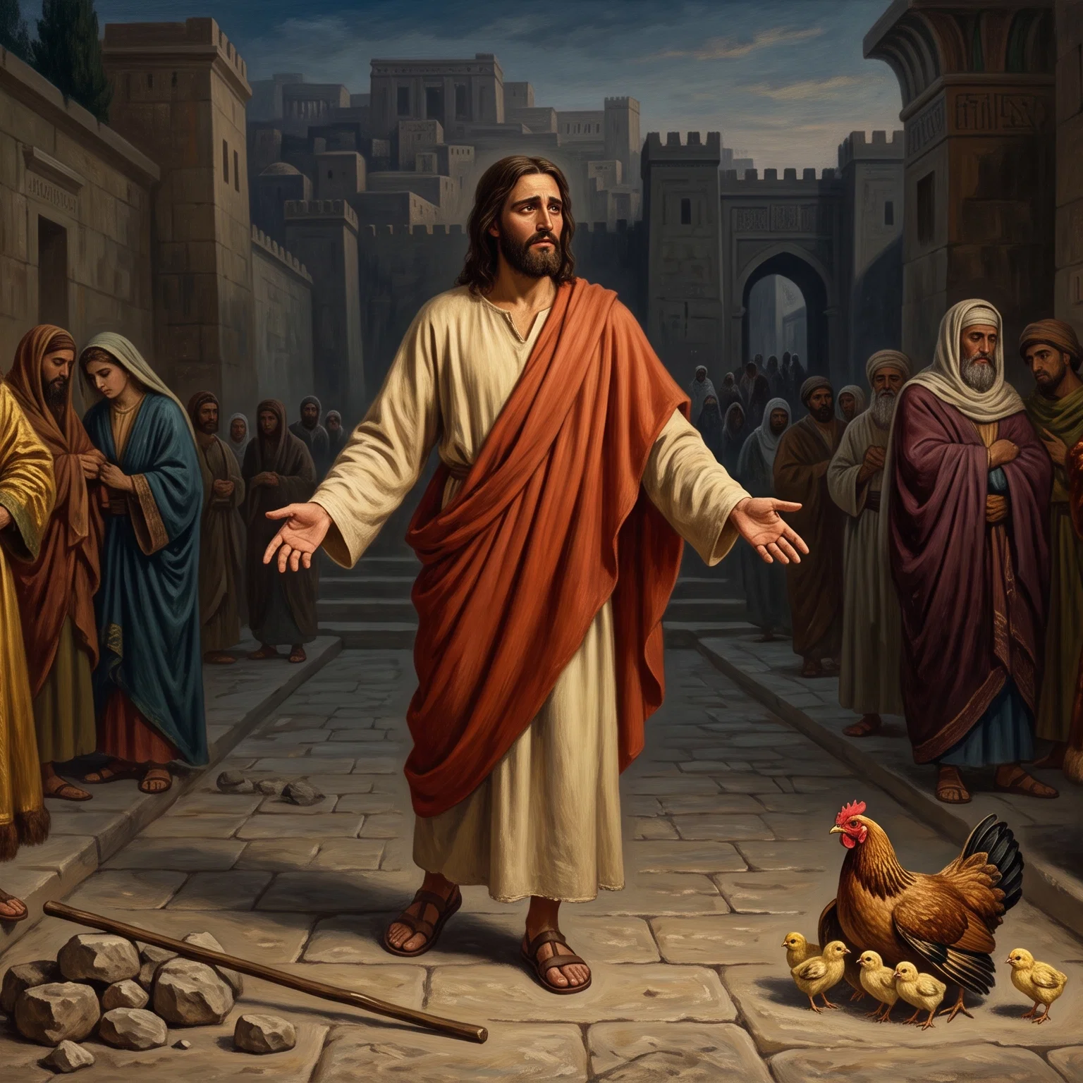 Jerusalem Beneath The Protective Wings