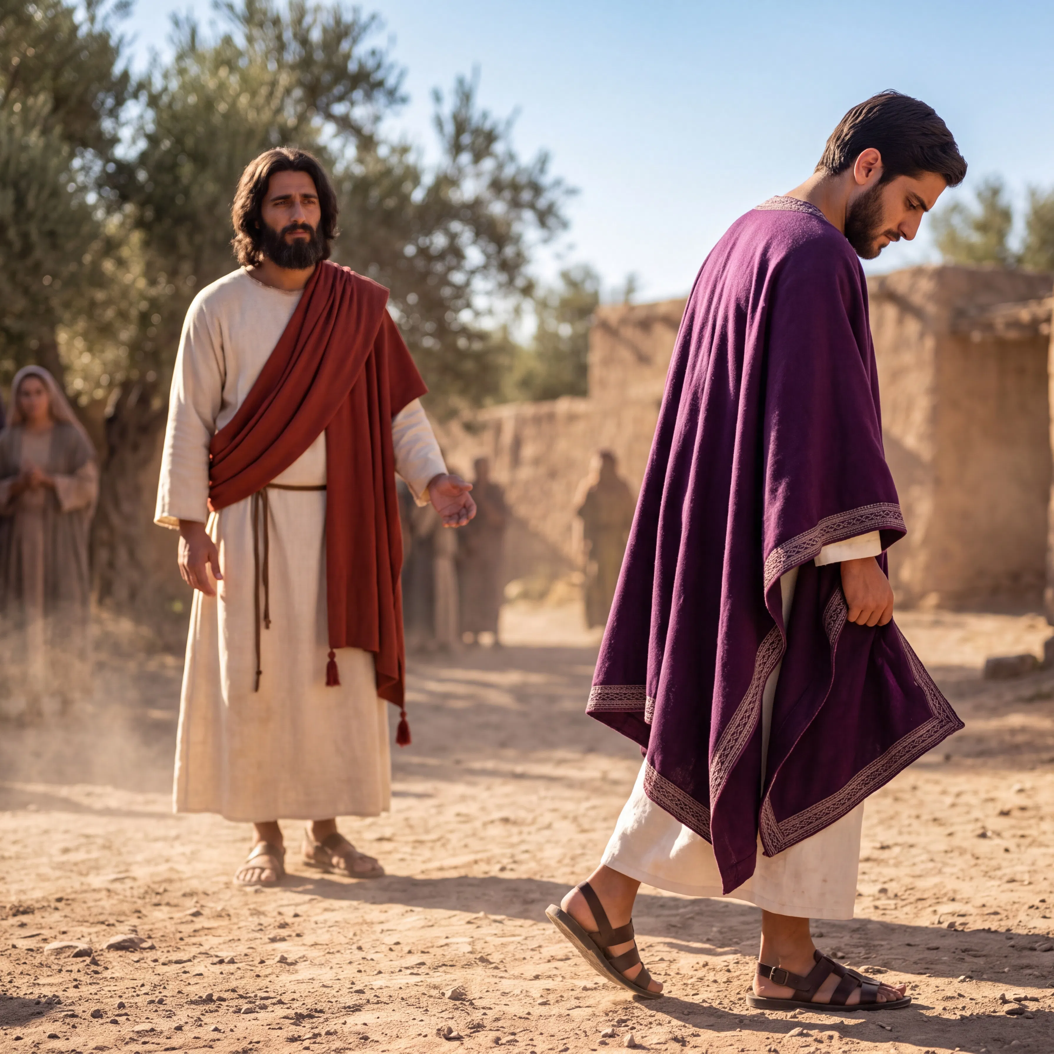 Rich Young Ruler Walks Away From Jesus