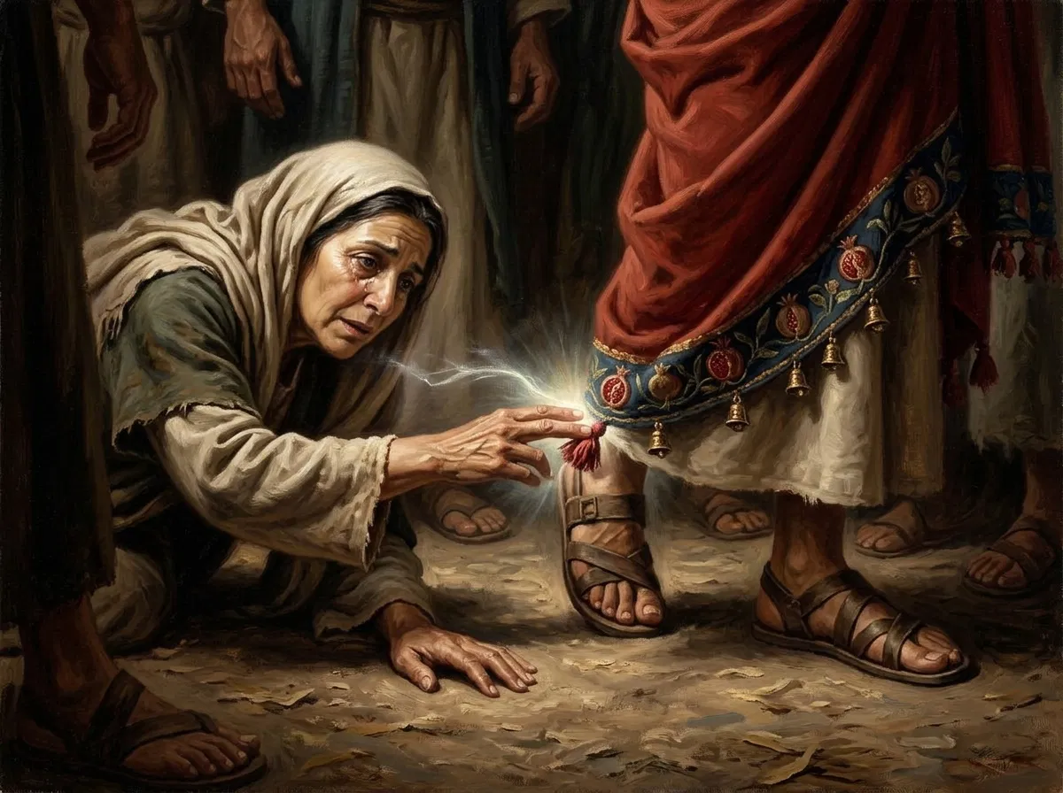 The Woman Touching the Hem of Jesus' Garment