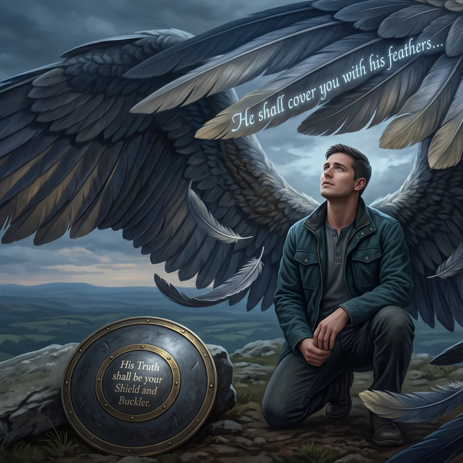 Sheltered Beneath Mighty Wings