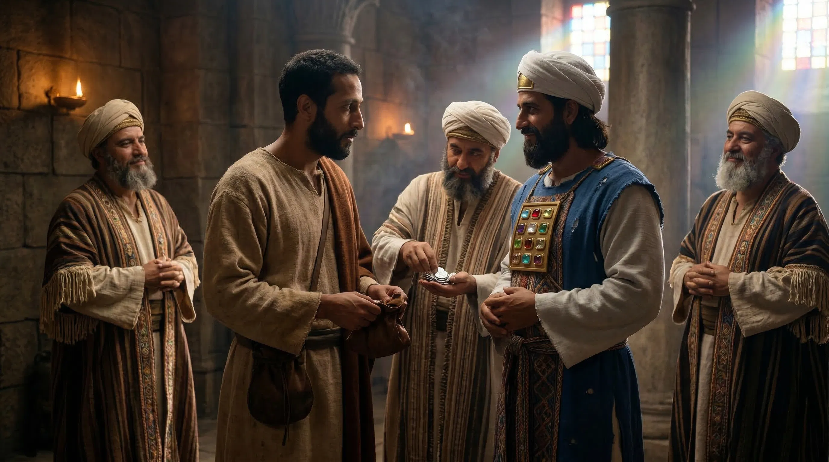 Judas Receiving the Thirty Pieces of Silver