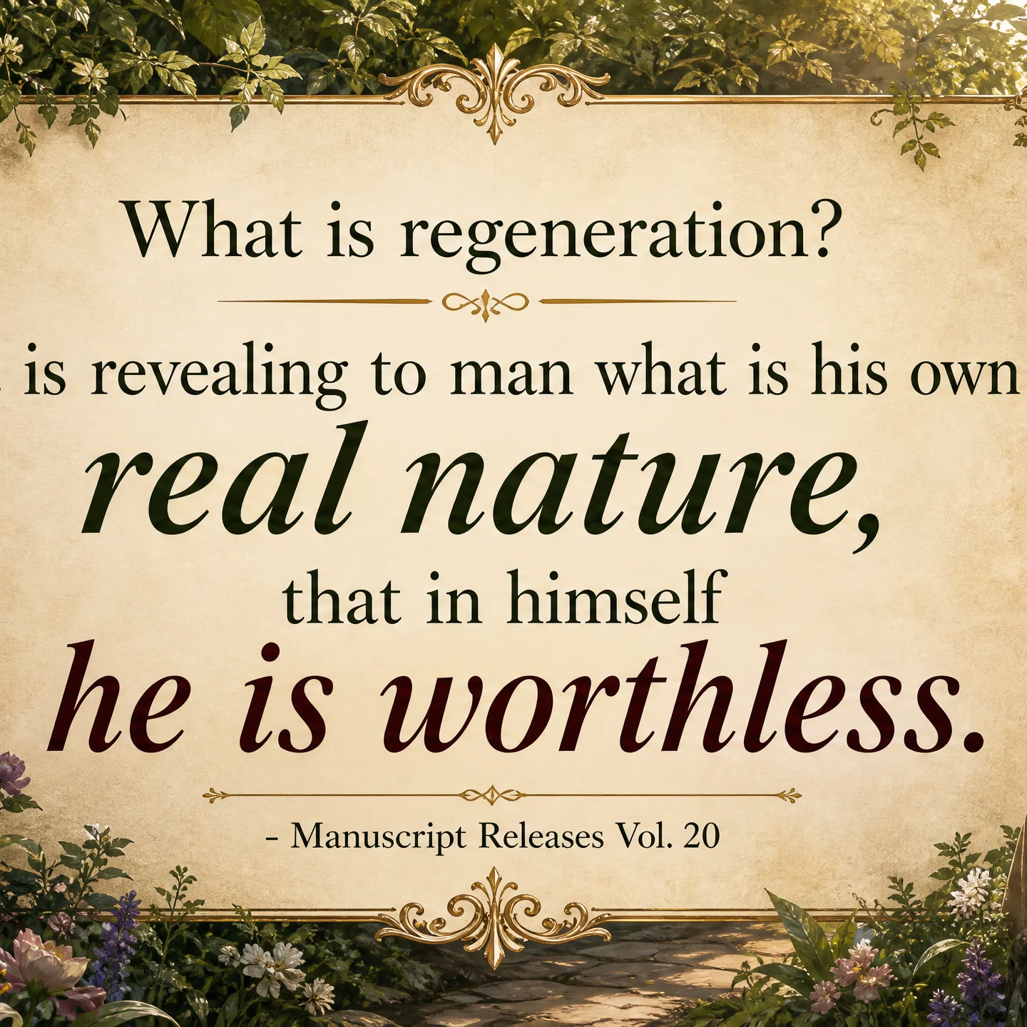 Man's Real Nature