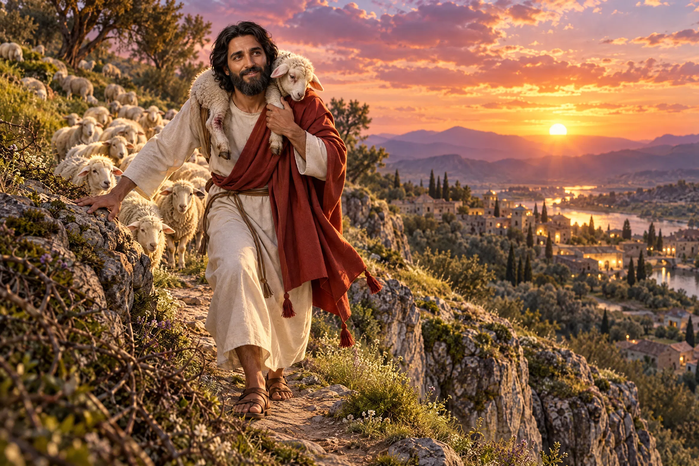 The Good Shepherd at Eventide